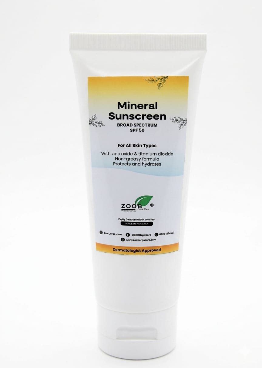 Mineral Sunscreen SPF 50 – Broad Spectrum Protection