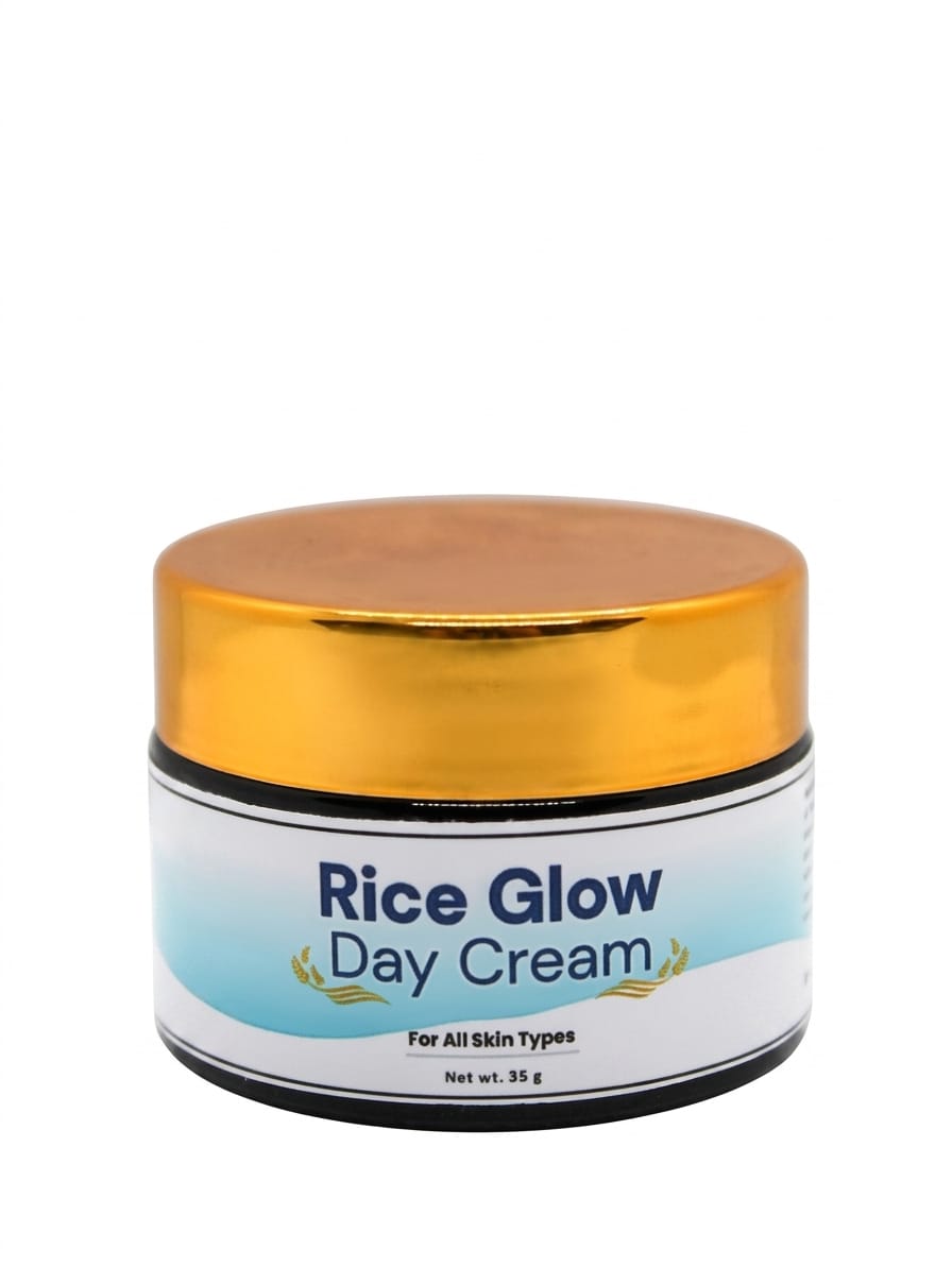 Rice Glow Day Cream (30 SPF) - Brightening & Hydrating Daily Moisturizer (35g)