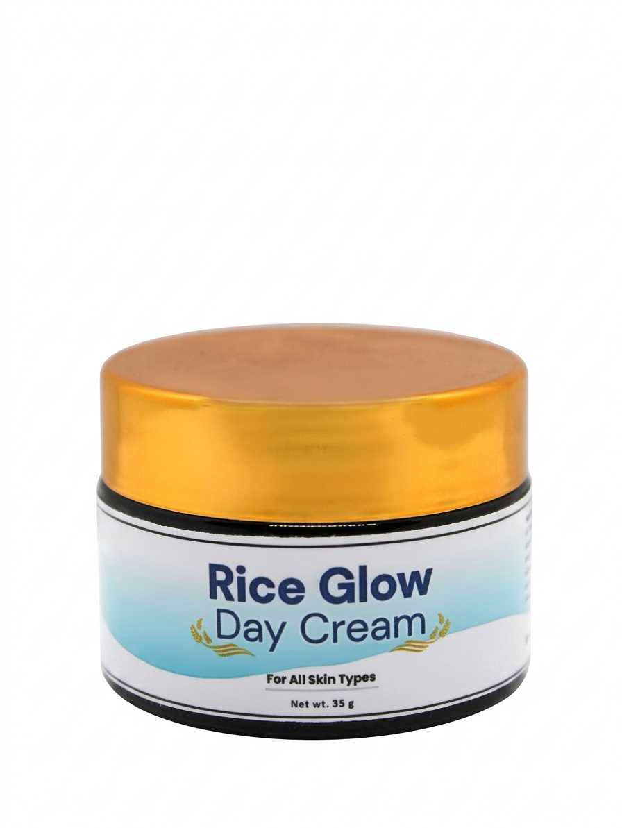 Rice Glow Day Cream (30 SPF) - Brightening & Hydrating Daily Moisturizer (35g)