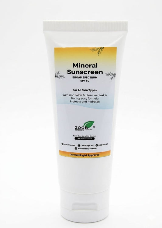 Mineral Sunscreen SPF 50 – Broad Spectrum Protection
